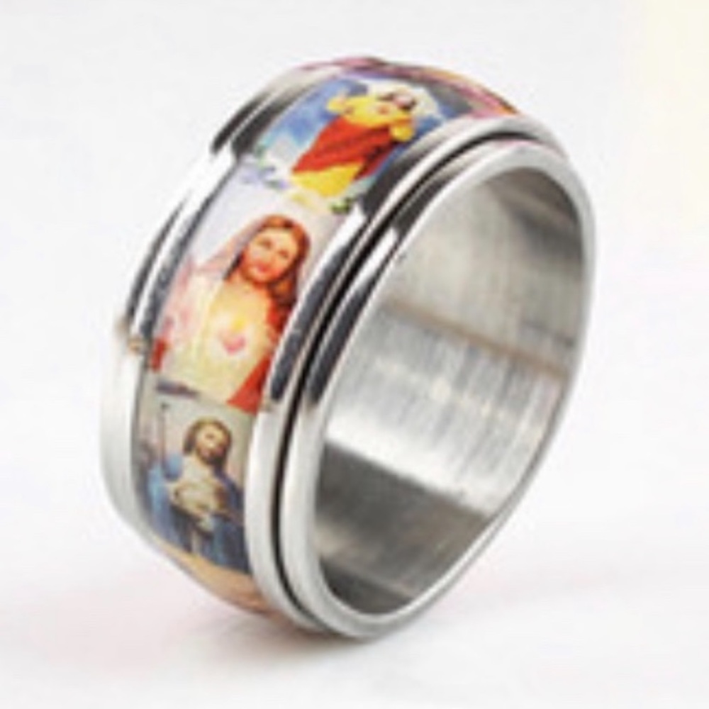 Jesus Religious Ring Size 6 NEW